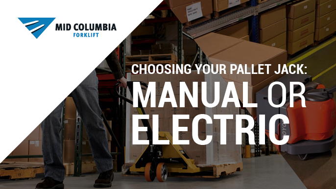 Blog Image - Choosing Your Pallet Jack - Manual or Electric