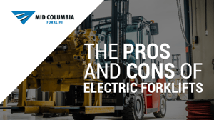 Blog Image - The Pros and Cons of Electric Forklifts