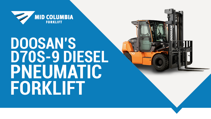 Doosans D70S-9 Diesel Pneumatic Forklift