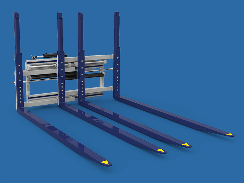 Blog Image - Single double pallet handler forklift attachment