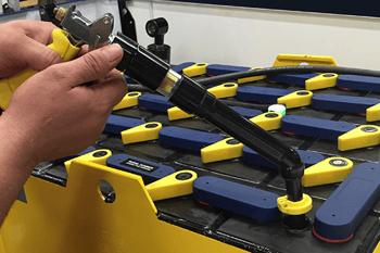 Battery watering gun is a popular forklift safety accessory