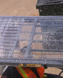 Forklift clear roof cover is a popular forklift safety accessory
