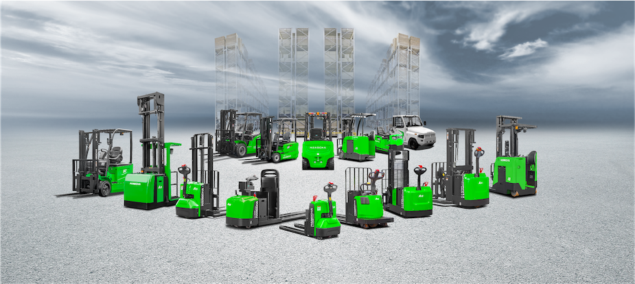 Fleet of li-ion forklifts