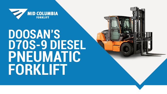 4 Things To Love About Doosan's Redesigned D70S-9 Diesel Pneumatic Forklift