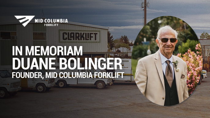 Mid Columbia Forklift Announces the Passing of Founder Duane Bolinger