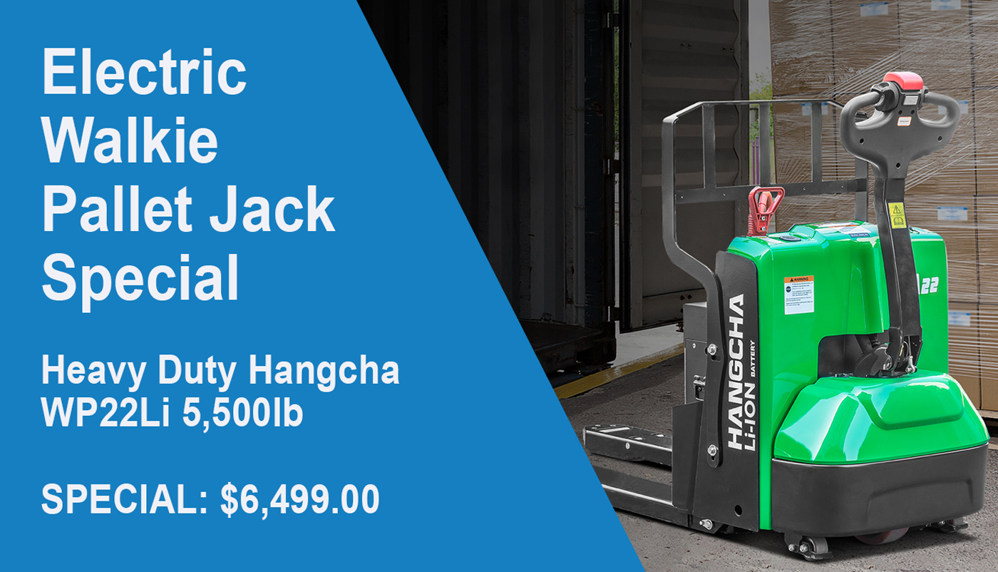 Heavy Duty Lithiumion Hangcha WP22Li 5,500lb Load Capacity Walkie