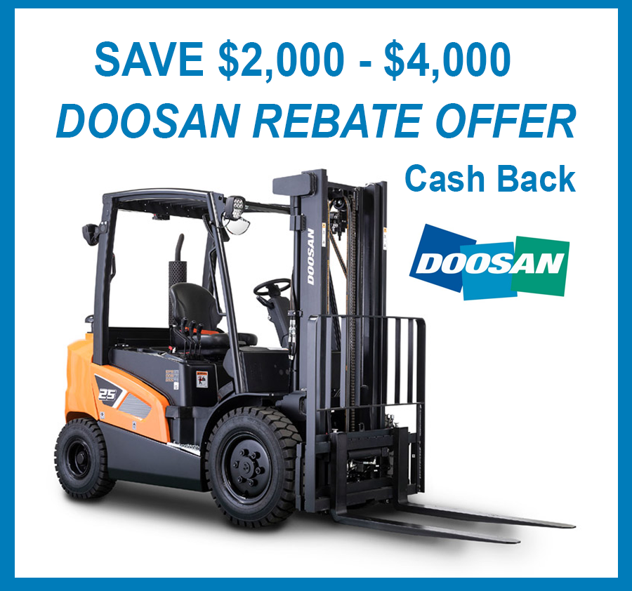 Doosan Forklift Rebate Offer