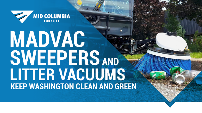 Madvac Sweepers and Litter Vacuums Keep Washington Clean and Green
