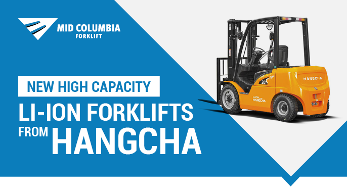 New High Capacity Li-ion Forklifts from Hangcha